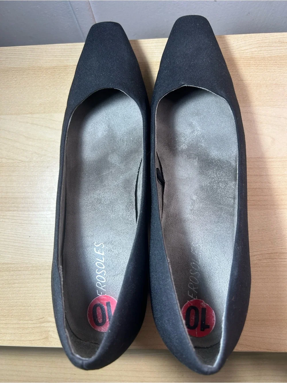 Classic Black Women's Square-Toe Pumps